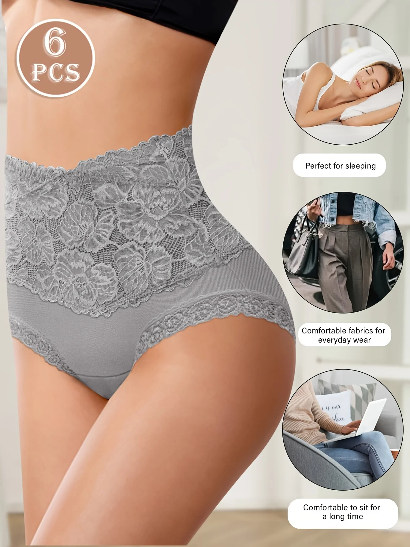 Thumbnail 2 - #33 Latest Womens Lace Trim Comfort Panties Updates