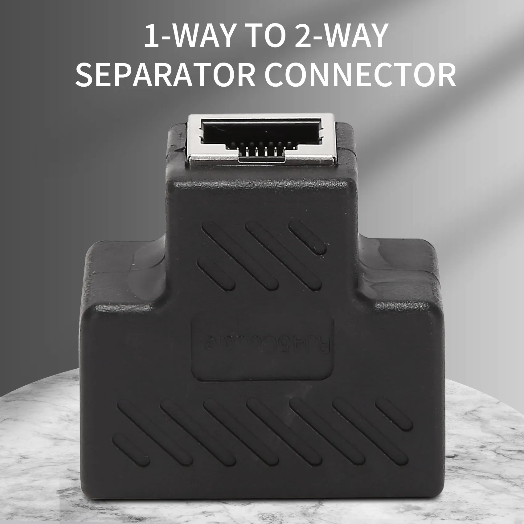 A10Z-2 Port RJ45 Splitter Adapter LAN Network Ethernet Extender Connector Plug Lot