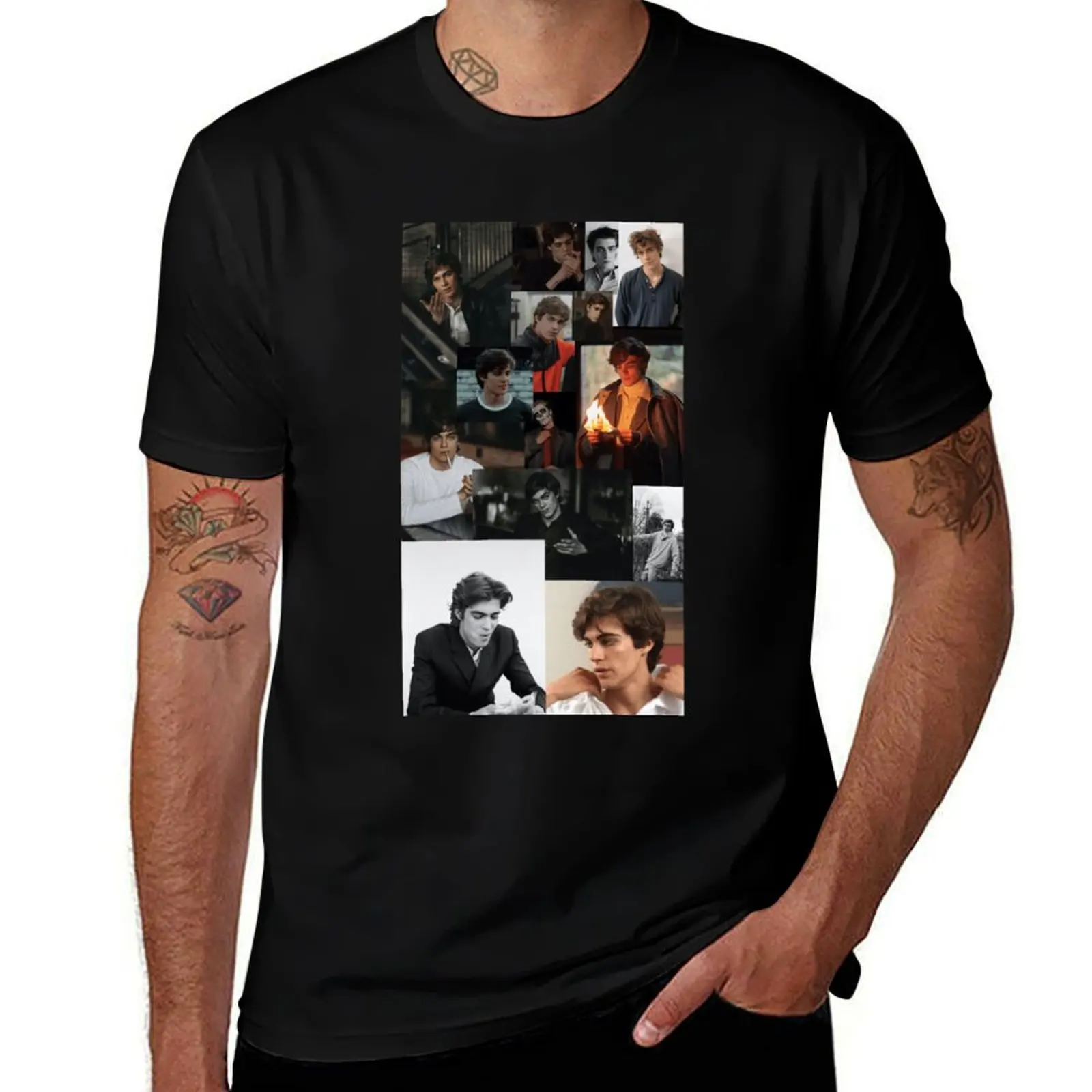 Lorenzo Zurzolo Collage T-Shirt Simple Graphic Design T-Shirt