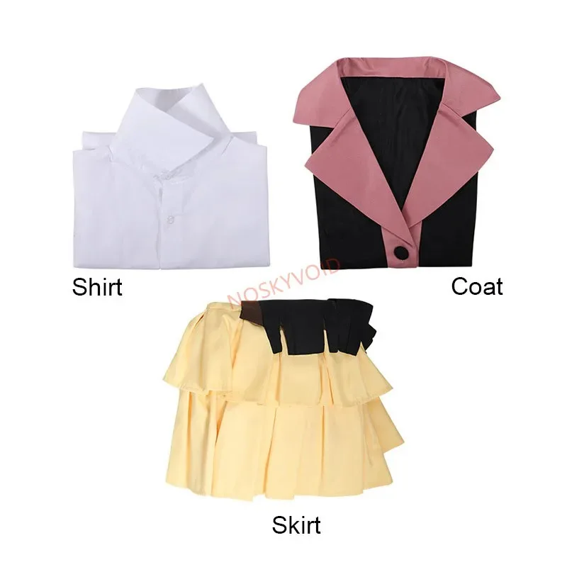 

aaa12 3Halloween Montgomery Cosplay Wigs Or Costumes Guild Bungou Stray Dogs Lucy's JK Uniform Skirts Women's Role Playing