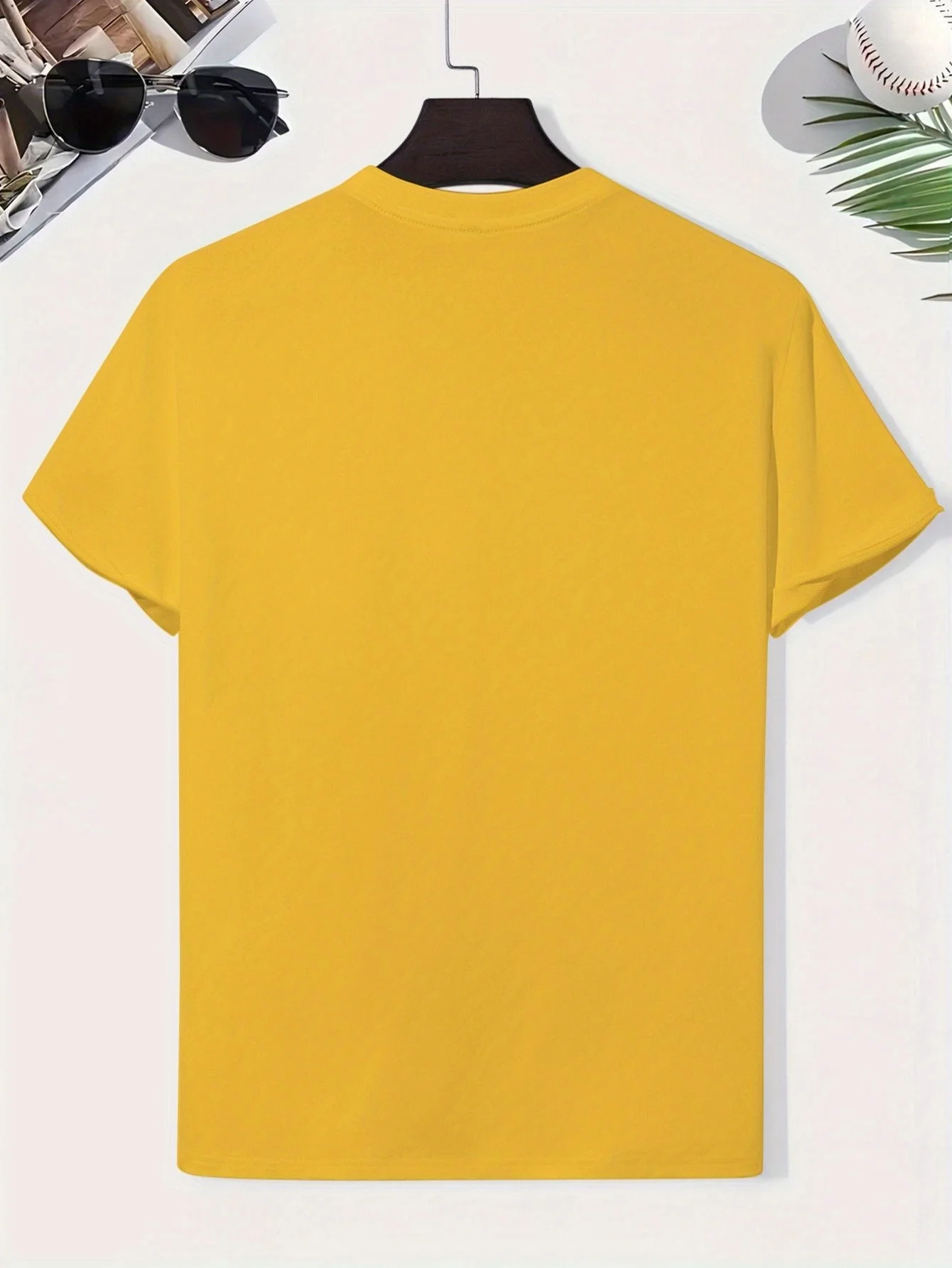 Basketball Graphic Men's Cotton Short Sleeve T-Shirt Casual Summer Breathable Tee