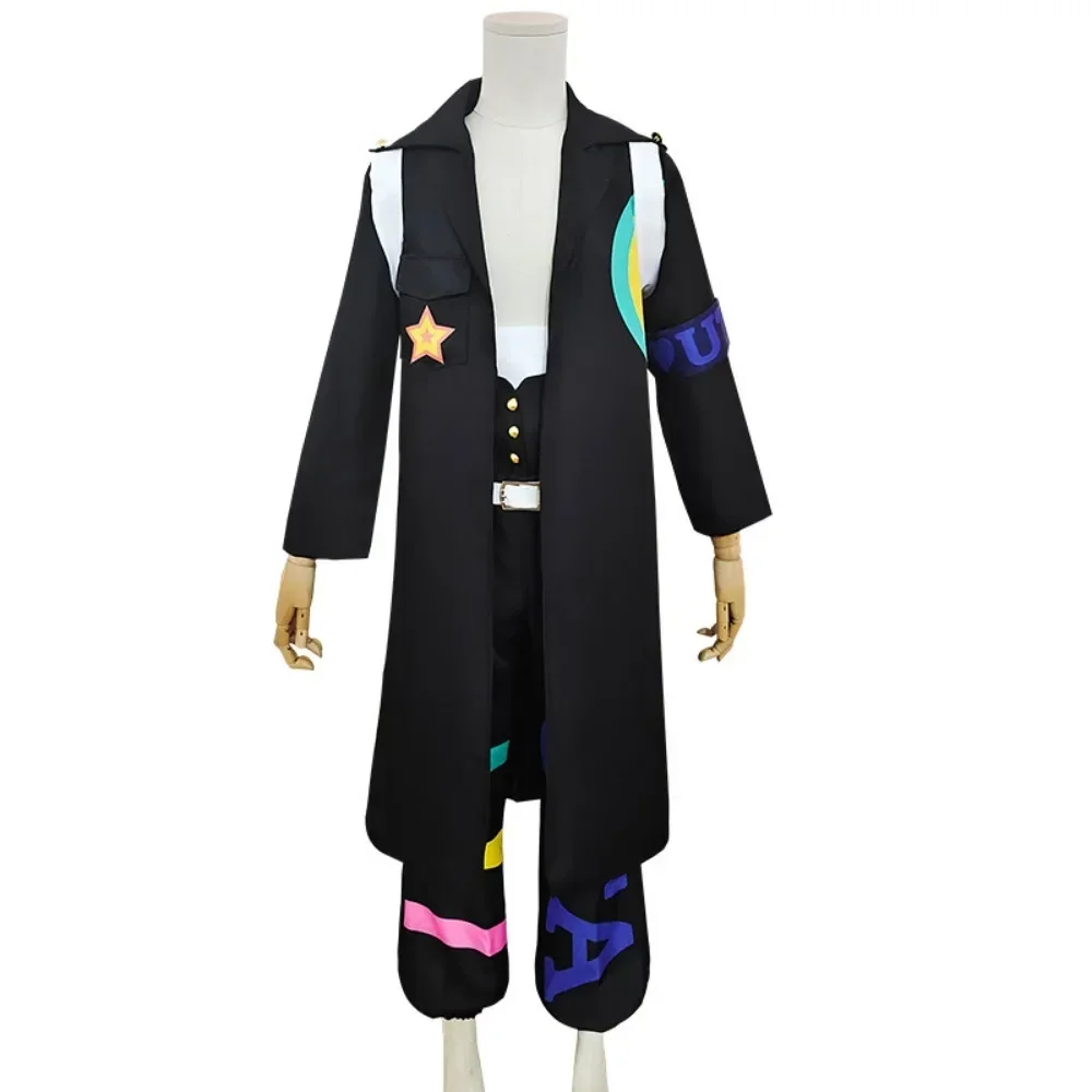 Anime Bartolomeo Cosplay Costume Coat Pants Accessories Full Set Mugiwara Dai-sendan Captain Bartolomeo Role Play Suit Halloween