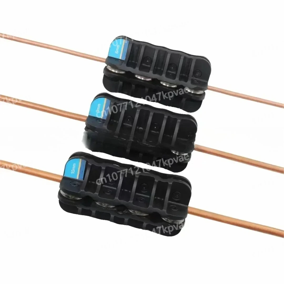 CT-302 Copper Tube Straightener, Manual Pipe Repair Straightening Adjuster, 6/10/12/16/19mm Multi-Size Hand Tool Set