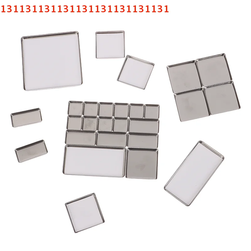 Magnetic Aluminum Palette Professional Paint Art Supplies Watercolor Box Packaging Grid 0.5ml/1ml/2ml For Travel Box
