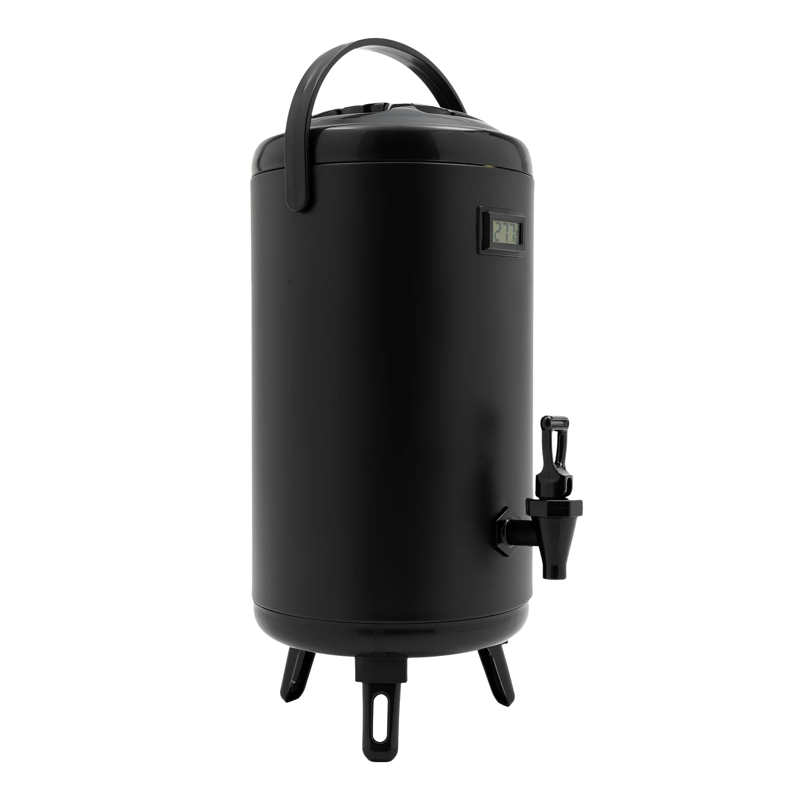 

Hot Beverage Dispenser, Stainless Steel Insulated – 3.17 Gallons (12 Liters) with Thermometer and Spigot for Tea & Coffee