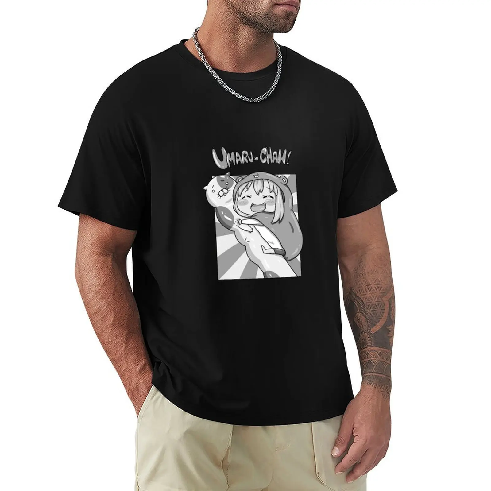 Umaru chan and cat T-Shirt Cool Feeling Summer Tee Shirt