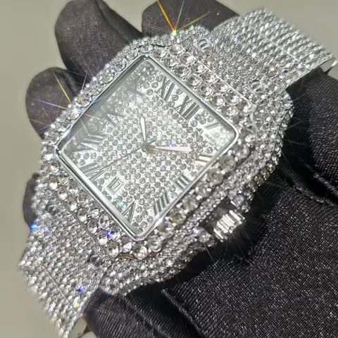 10 best sales पुरुषों के लिए हीरे की घड़ी - №10