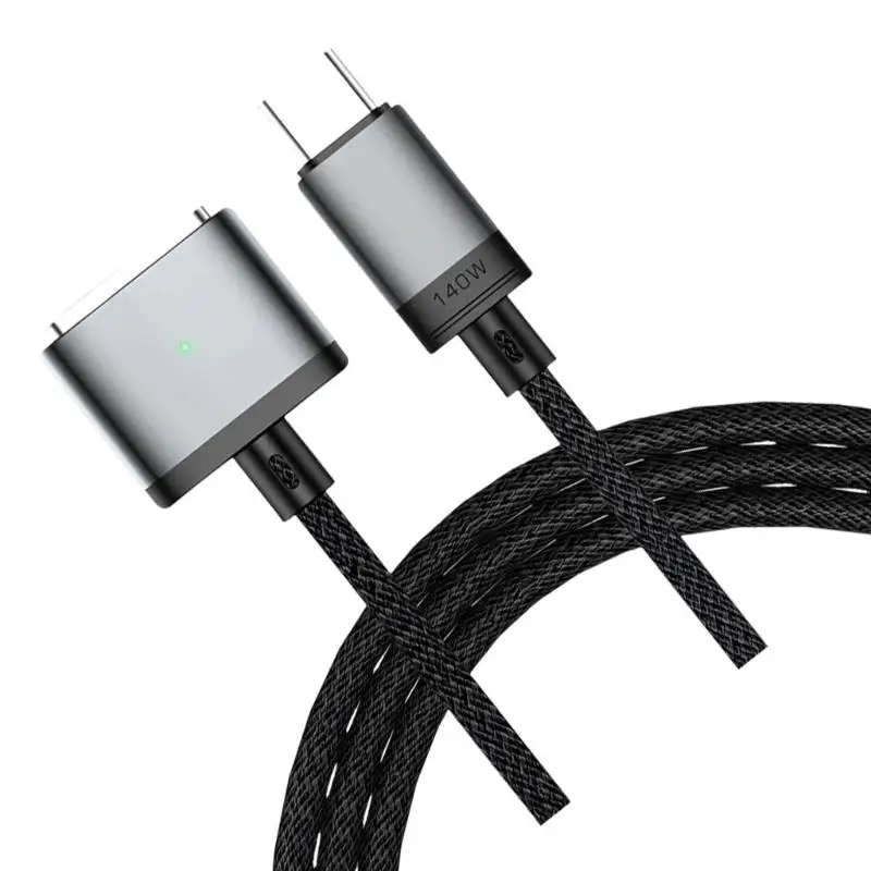 140W Power Delivery 3.1 Fast Charging Safe USB C To Attractive 3 Cable For Laptops Featuring Advanced security System D2RC