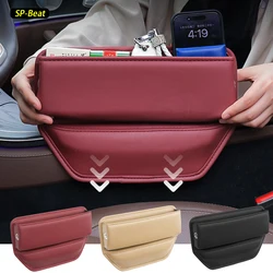 Aufbewahrung sbox für Autos itze, Aufbewahrung tasche aus Leder, Spalt füller für Autos itze, universelle Multifunktion konsole, seitliche Aufbewahrung sbox