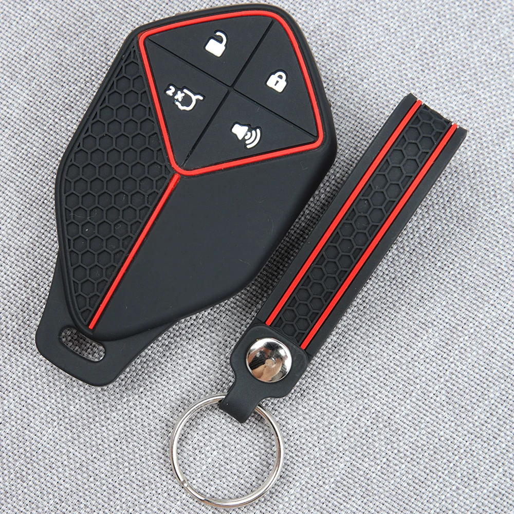 For Changan Deepal S7 S07 S09 SL03 S05 G318 2024 2025 Key Shell With Slim Strap Textured Easy Install Shock Absorbing Non Slip