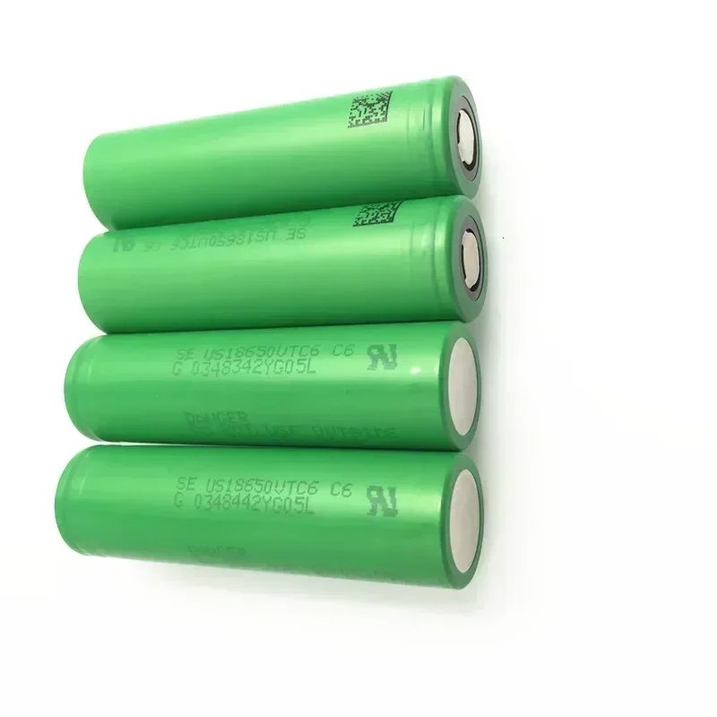 VTC6 3.7V 3000mAh แบตเตอรี่ Li-Ion แบบชาร์จไฟได้ 18650 สําหรับ Sony US18650VTC6 30A ของเล่นไฟฉายเครื่องมือ