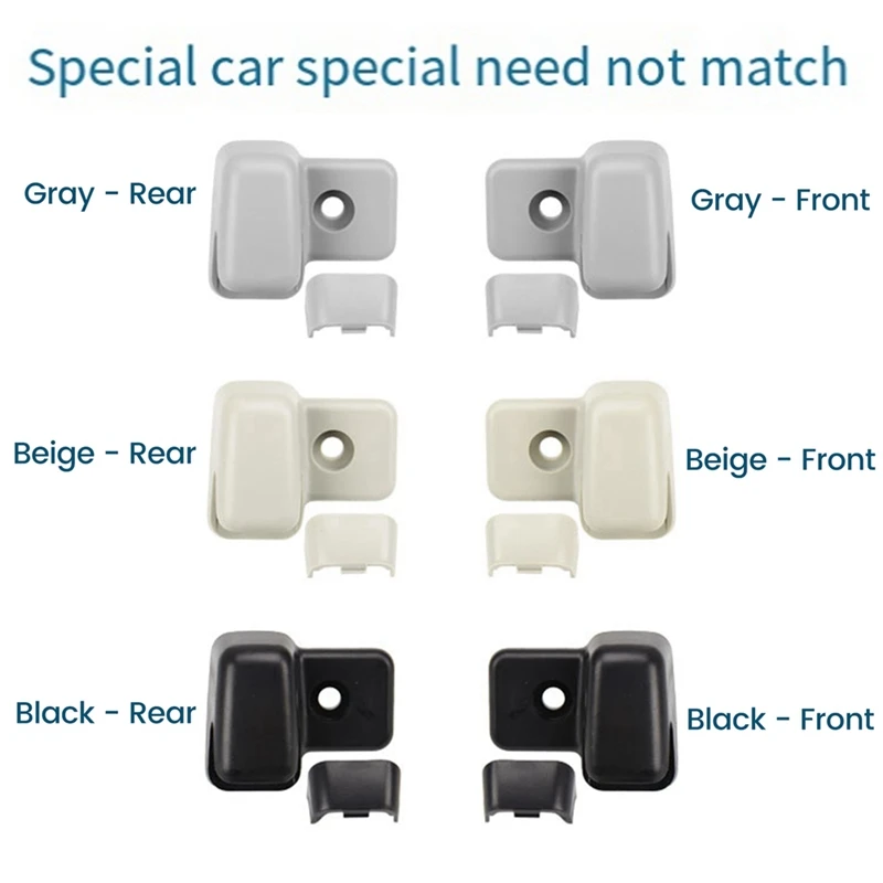 Car Sun Visor Vanity Mirror Cover Makeup Sun Visor Hook Clip Bracket For BMW Mini R55 R56 R60 2007-2014