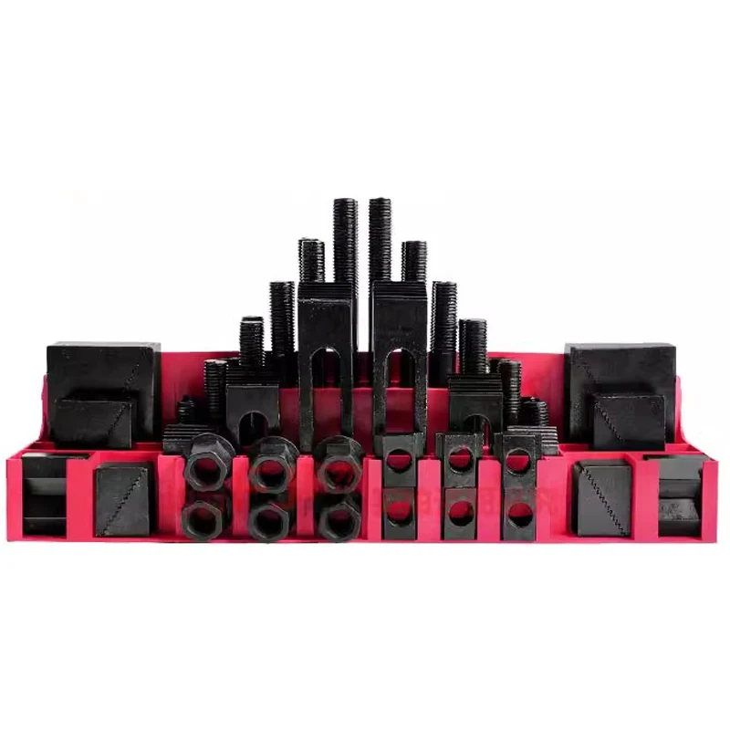 Imagem -03 - Fresadora Placa de Pressão Universal Clamp Combinação Platen Mold Peças Ferro Código do Grupo M10 M12 58 Pcs por Conjunto