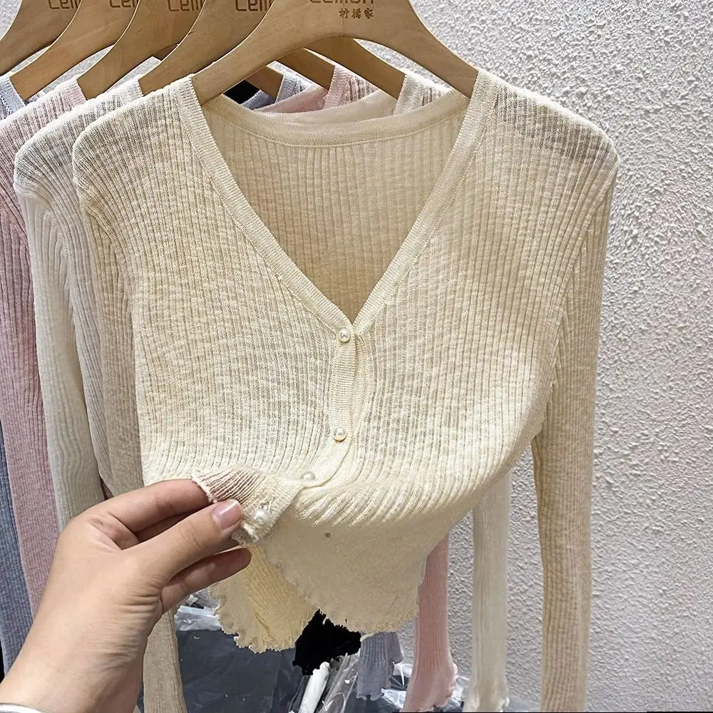 

Summer Ice Silk Long Sleeves Coat Breathable Beach Women's Cardigan Cool Shawl Overcoat for Women
