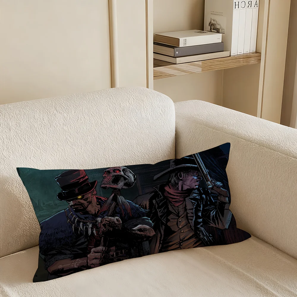 غطاء وسادة من Game Blood West مناسب لغرفة المعيشة وغرفة النوم والأريكة ووسادة تزيين المنزل #3