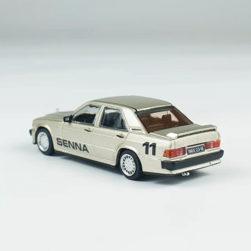 TW Auf Lager Mercedes Benz 1:64 190 E 2,3–16 Race Of Champion 1984 Ayrton Senna Druckgussauto-Modellsammlung Spielzeug Tarmac Works