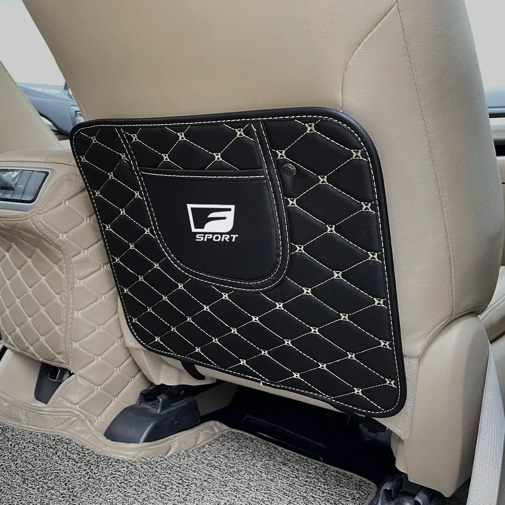 For Lexus Fsport IS 250 300 350 RX 500 NX LX 600 GX 400 460 UX 200 LS GS CT200h Car Seat Backrest Anti Kick Pad Auto Accessories