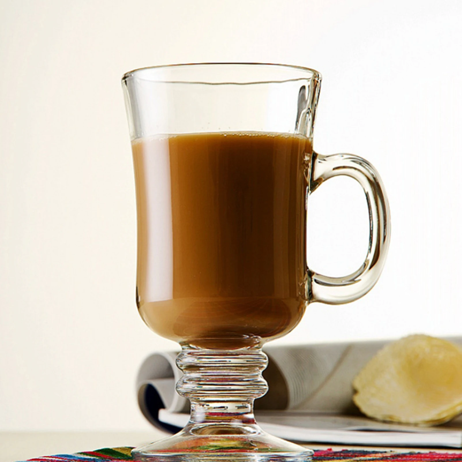 Coffee Glass Cups Home Bar Party Transparent Cocktail Beverages Cup Soda Milk Juice Drink Water Mugs Cup Drinkware Kitchen Tools