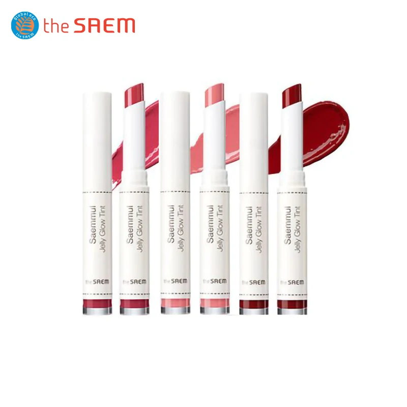 the SAEM Saemmul Jelly Glow Tint 1.8g Lipstick Lip Cream High Pigment Waterproof Long-lasting Lip Tint Korean Makeup Lip Gloss