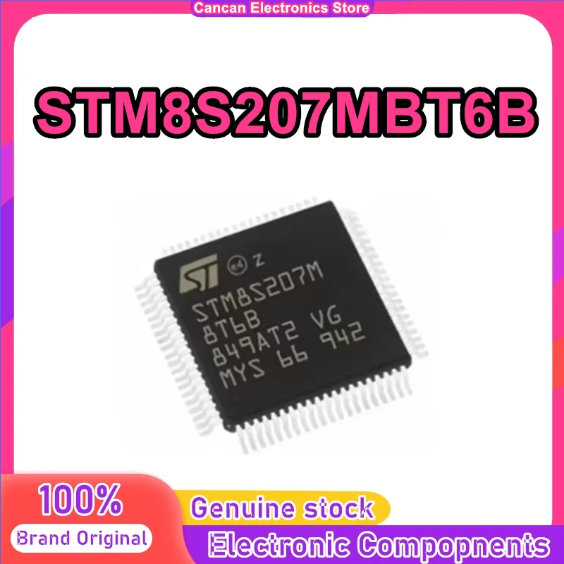 5PCS STM8S207MBT6B …
