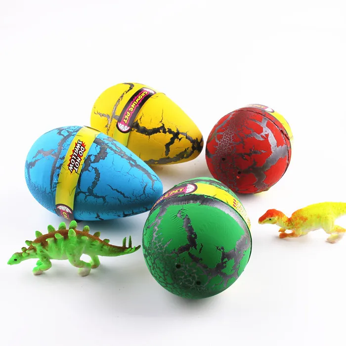 Cartoon Dinosaur Eggs Hatching Toys Soak Water Expansion Growth Animal Breeding Process Kids Early Education Educational Toys