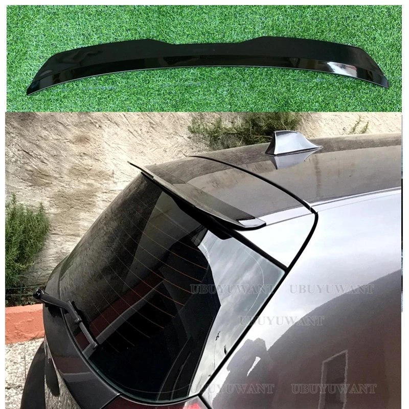 Rear Roof Lip Spoiler For BMW 1 Series E87 120i 130 135i 116i 2004-2011 ABS Gloss Black Car Tail Wing