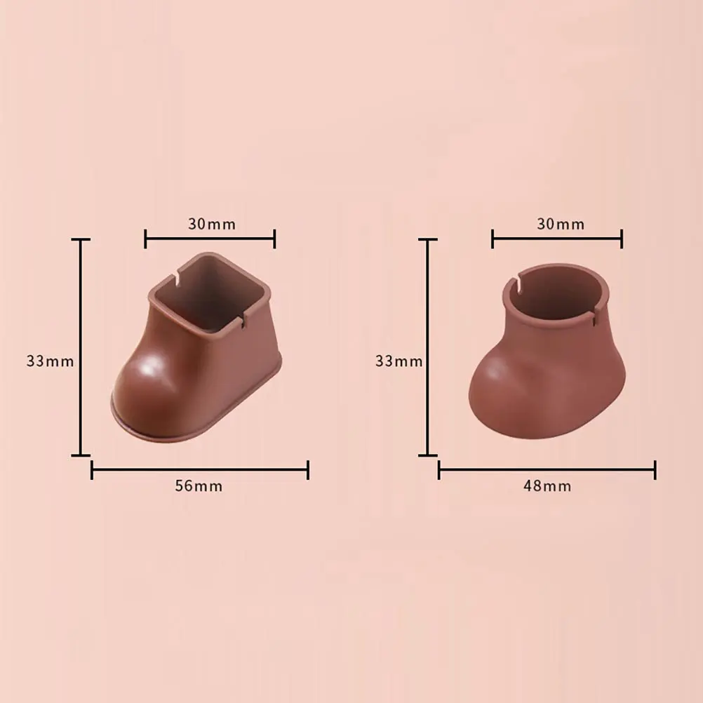 8Pcs Premium Silicone Chair Leg Protectors Furniture Floor Protectors for Tables Desks Sofas Beds Anti-Slide Shake Tilt Wear