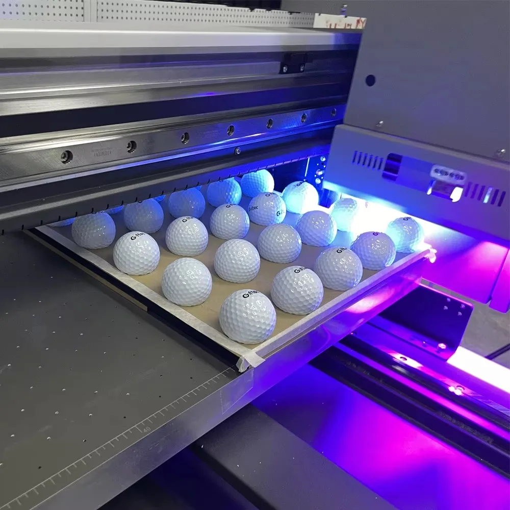 Apollo69v 6090, широкоформатный УФ-планшетный принтер A1 для цилиндрической печатной машины с мячом для гольфа Mquina De Impresin Digital