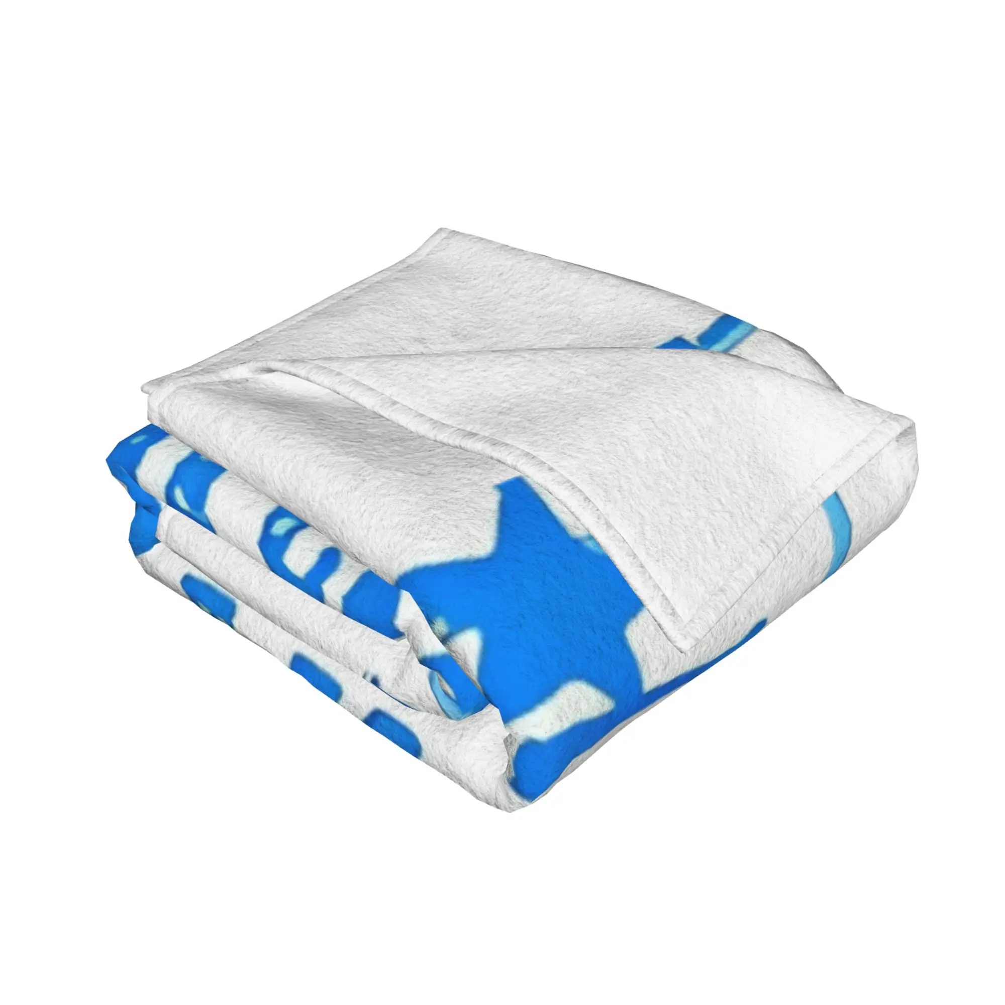 1PC Mitski blue and white Mitski  home room decorations Winter Blankets for Adults Bedding Home Interior Sofa Knee