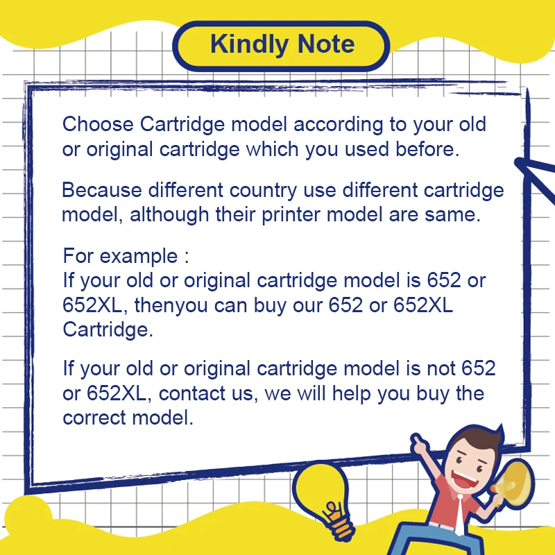 INKARENA خرطوشة الحبر المعاد تصنيعها ، HP 652 ، HP652 ، Deskjet 1115 ، 1118 ، 2135 ، 2136 ، 2138 ، 3635 ، 3636 ، 3638 ، 3838 ، 3835