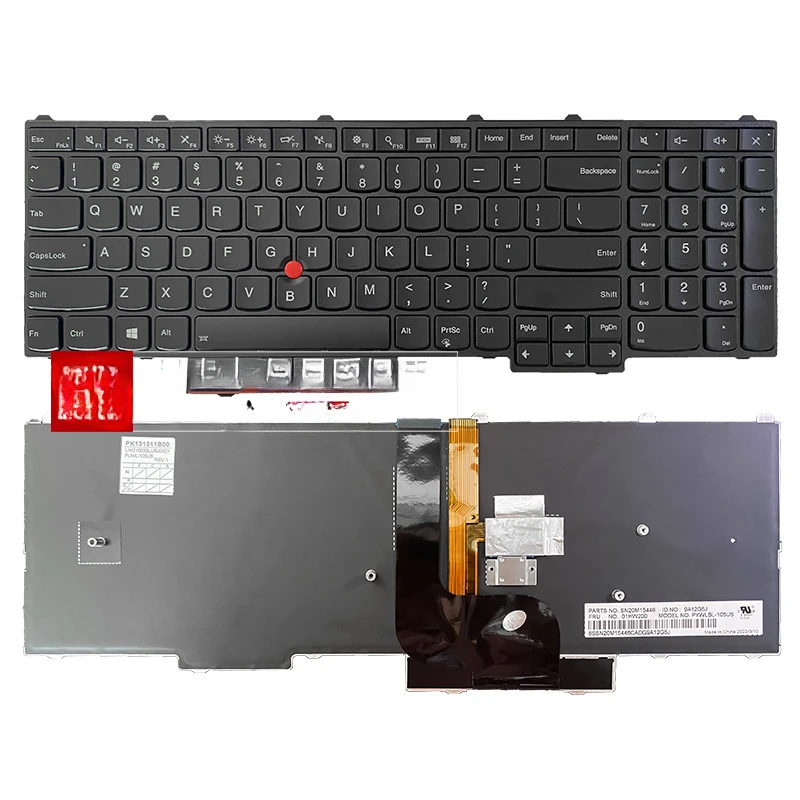 

Замените костюм для Lenovo Thinkpad T570 T580 P51S P52S P50 P70 P51 P71, клавиатура ноутбука