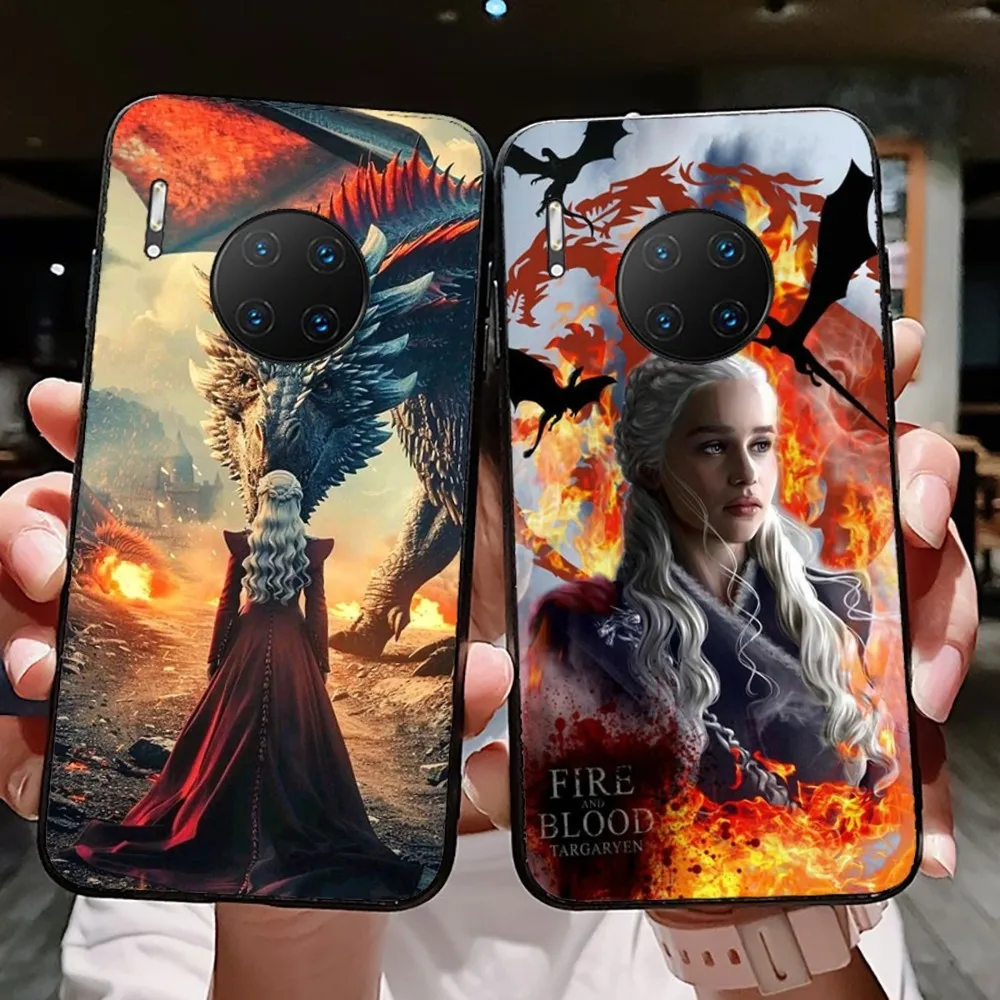 Dragon Mother Thrones Phone Case For Huawei Mate 10 20 30 40 50 Lite Pro Nova 3 3i 5 6 SE 7 Pro 7SE