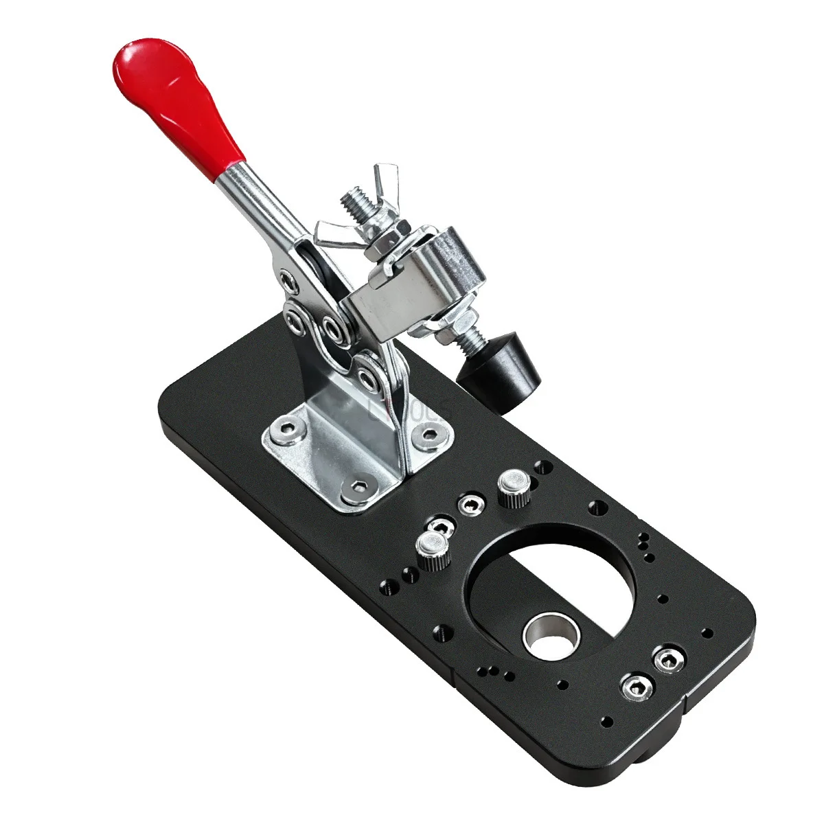 35mm Cabinet Hinge Boring Jig Kit, Concealed Cup Hinge Hole Opener Locator with Fast Clamp for Woodworking Door Hinge Mounting