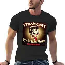 The collection the stray cats band art gift T-Shirt cute clothes mens t shirt