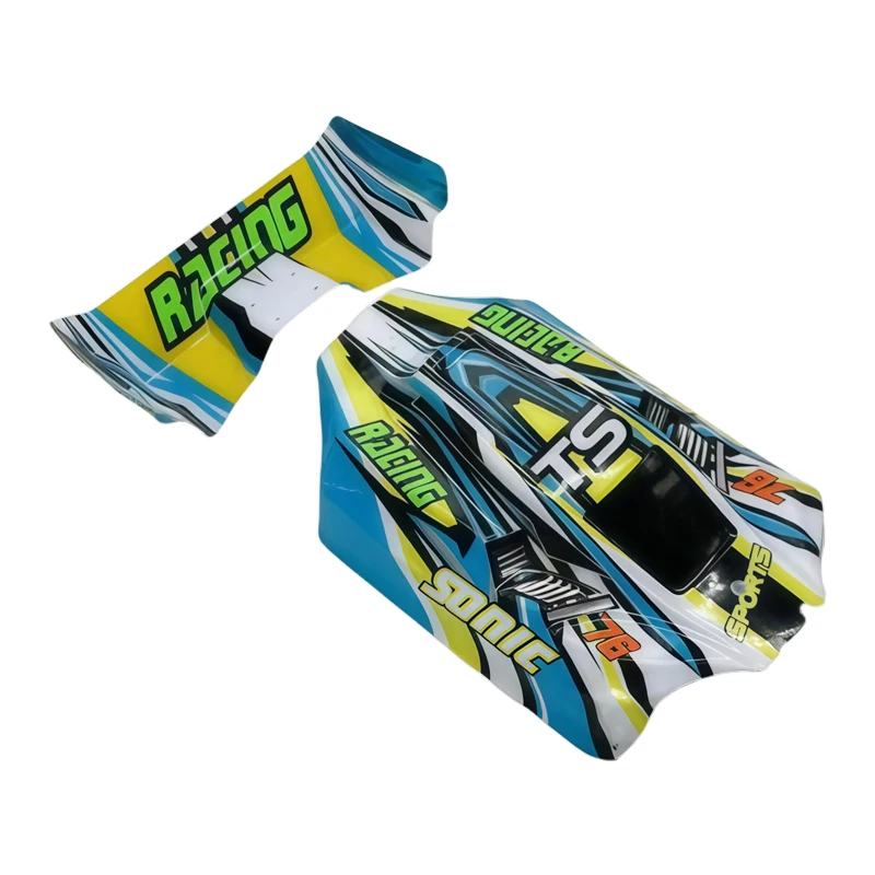 

Body Shell RC Car Body Shell Tail Wing For WLtoys 144001 144010 1/14 Remote Control Car Upgrade Part RC Car Tail Wing