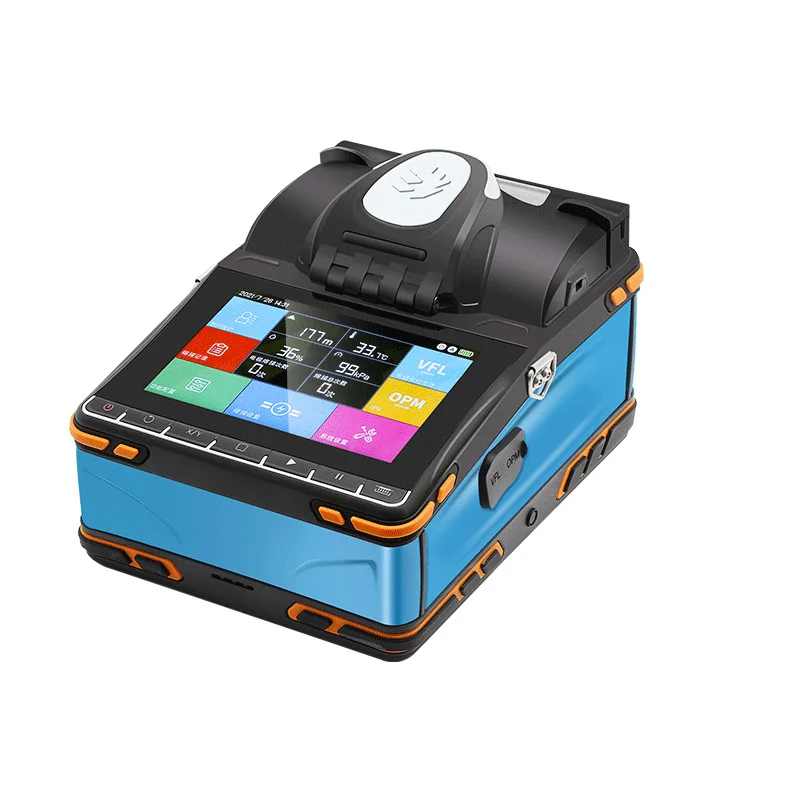 

Full automatic touch operate 7 Seconds fast splicing optic fibre fusion splicer machine with VFL and POM optical fiber fusion