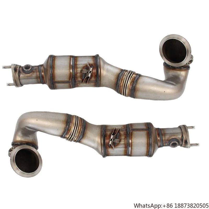 Exhaust For BMW 335i 30i N54 E90 E91 E92 E93 Catalytic converter