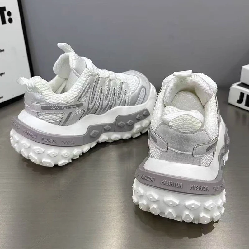 High Quality Chunky Sneakers for Women Design Big Head Mesh Breathable Platform Female Sneakers Summer Tenis Feminino view 4