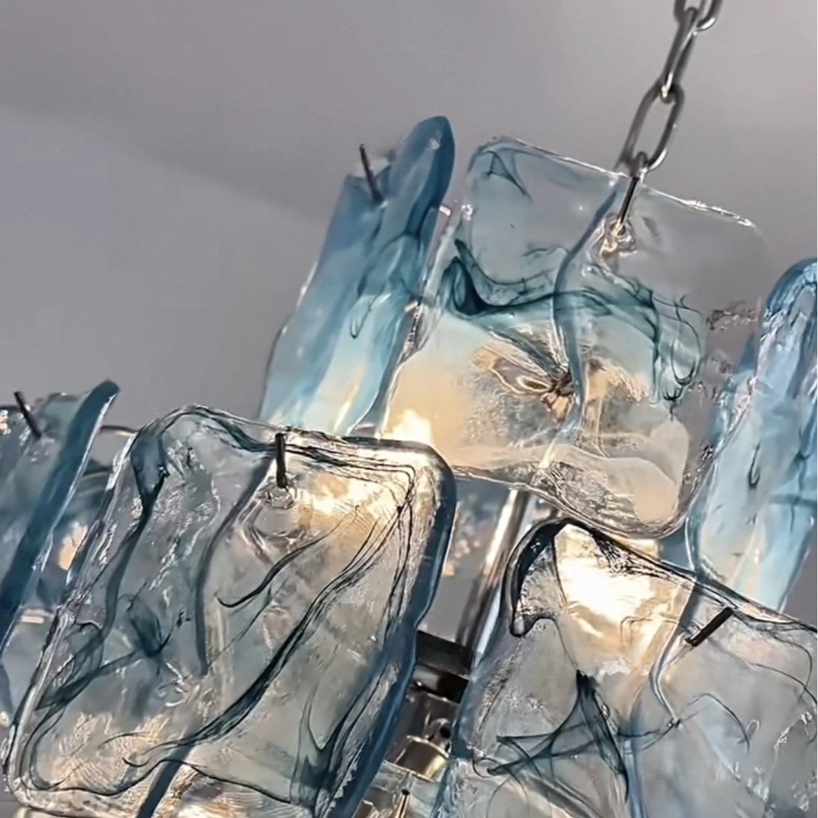 European Style Murano Dopamine Chandelier Living Room Bedroom Villa Balcony Stairs Up and Down