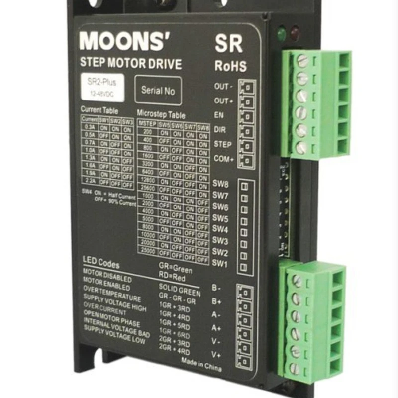 

MOONS Stepper Drive SR4 -Plus SR2 SR8-Plus SRAC2 3SR8-Plus