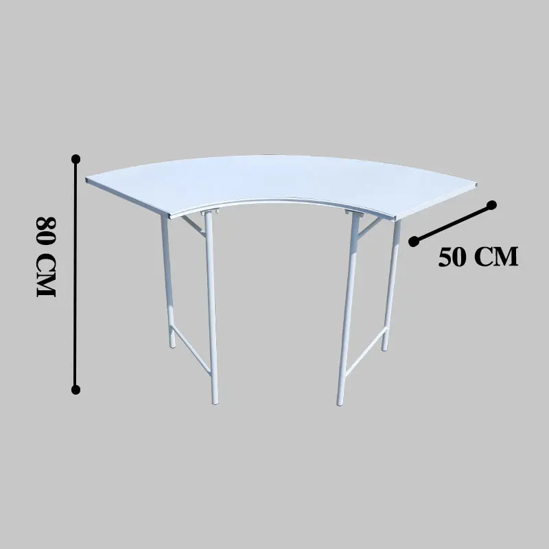 New Wedding Wrought Iron S-Shaped Round Dessert Table Table Outdoor Wedding Decoration Ornament Flower Stand Engagement Banquet