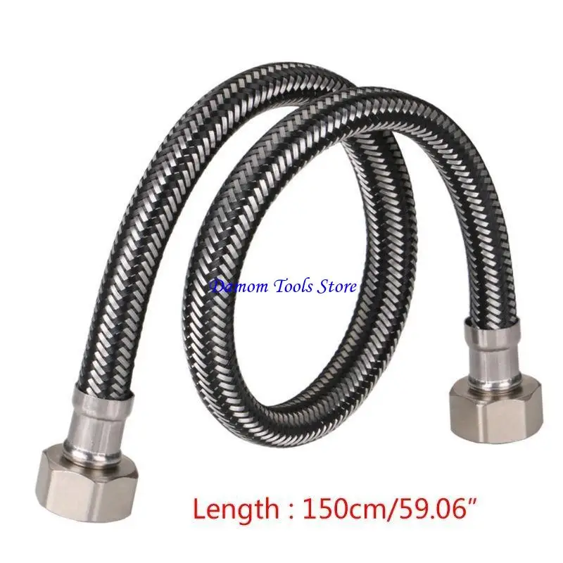 57BE Bathroom Hose Water Heaters Hose Compression Thread Connector Easy to Install