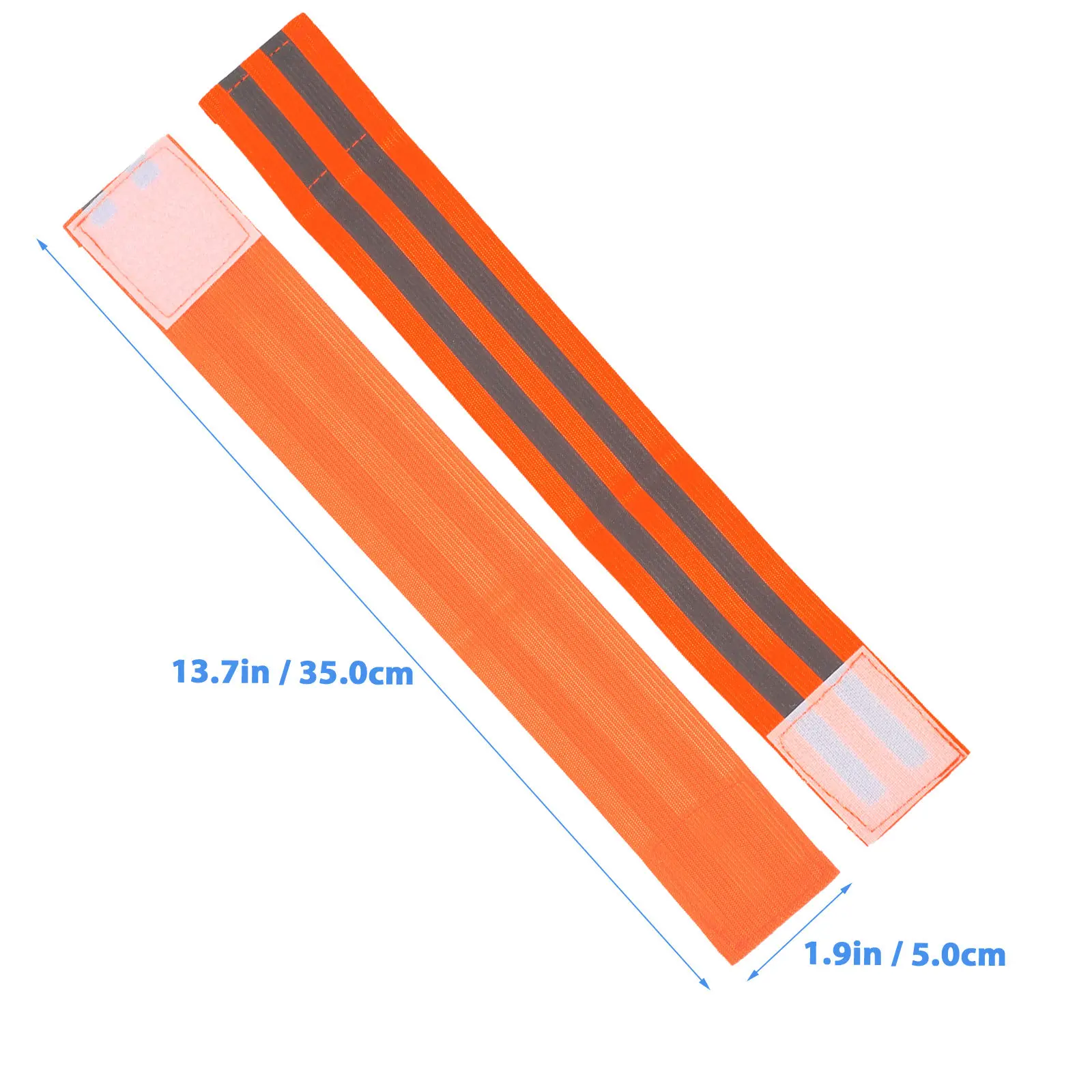 4Pcs Night Reflective Wristbands High Visibility Running Armbands for Adults Kids Pets Cycling Hiking Biking Walking Outdoor