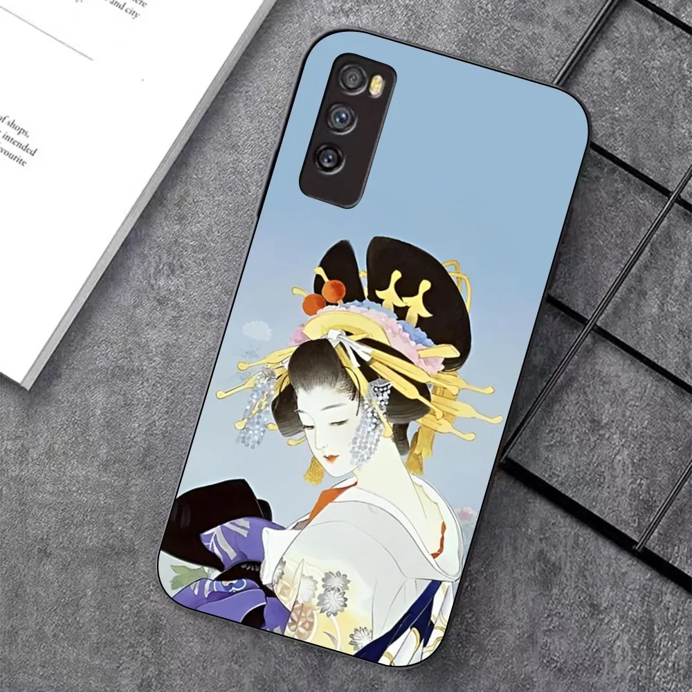 Ukiyo-e Japanese style Art Phone Case For Huawei Mate 10 20 30 40 50 lite pro Nova 3 3i 5 6 SE 7 pro 7SE