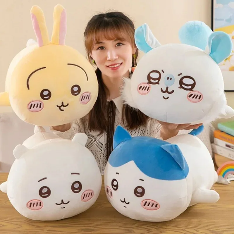 Jhikwas Series Long Doll Plush Cartoon Hachiware Soft Pillow Cute Plush Doll Ornament Anime Plush Gift for Girl Home Decoration