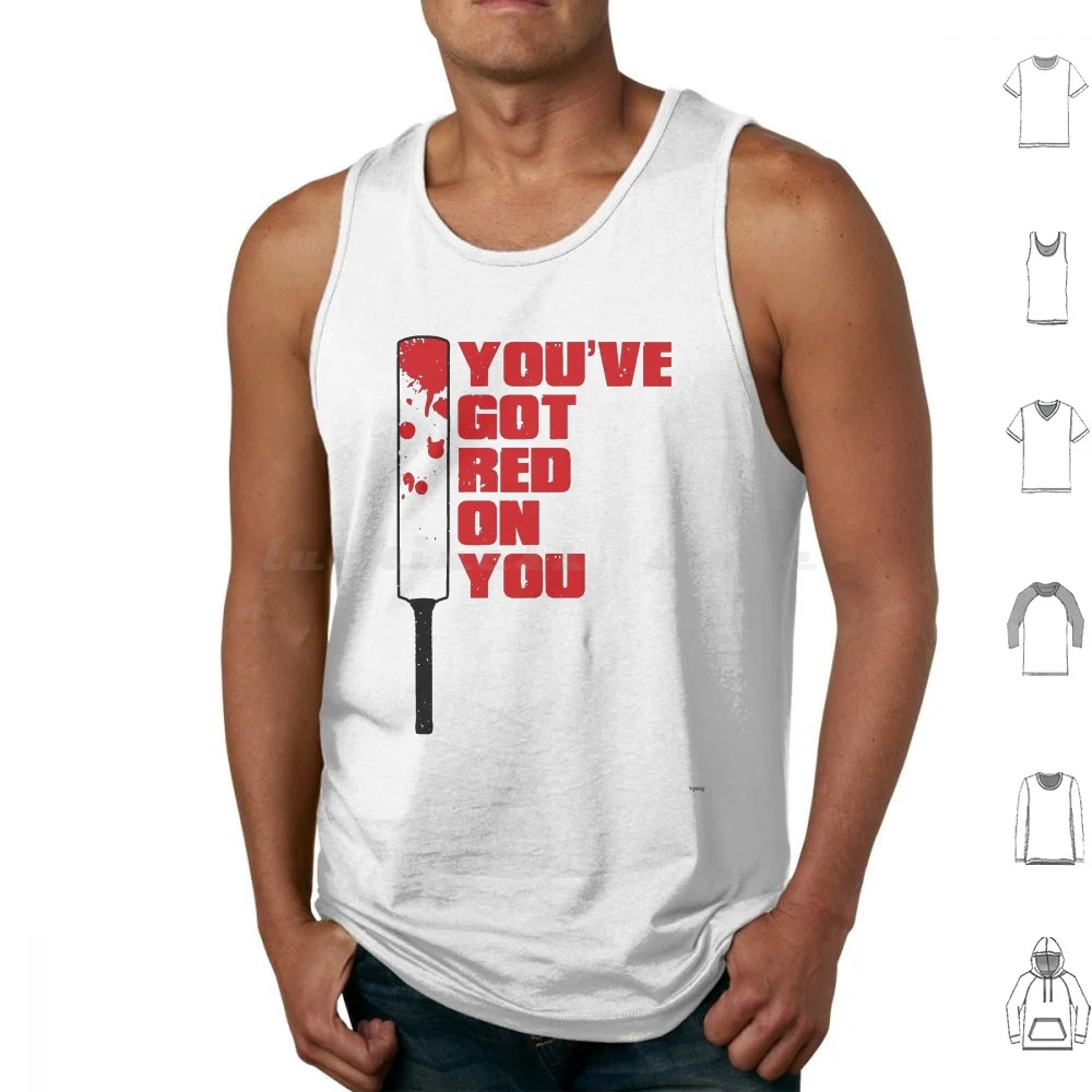 Shaun Of The Dead Camisetas sin mangas Chaleco sin mangas Shaun Of The Dead Shaun Winchester Youve Got Red On You Zombie Undead Zombies
