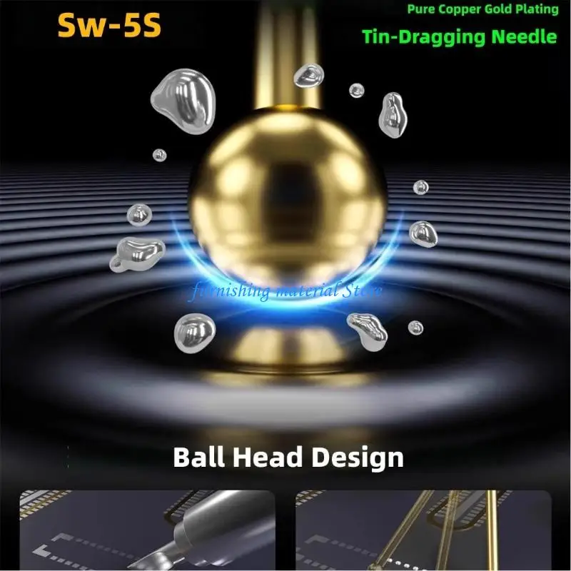 Y5GD مجموعة رأس لحام بتصميم رأس كروي للحام الدقيق على المكونات الصغيرة ومقاومة ممتازة للتآكل #3