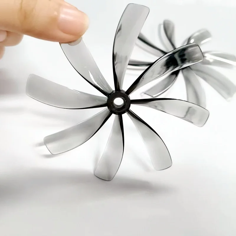 2 أزواج جديد NEEBRC 89 مللي متر 89x8 8-blade CW CCW 3.5 بوصة Cinewhoop الدعامة 5 مللي متر رمح المروحة ل FPV سباق الطائرات بدون طيار كوادكوبتر لتقوم بها بنفسك