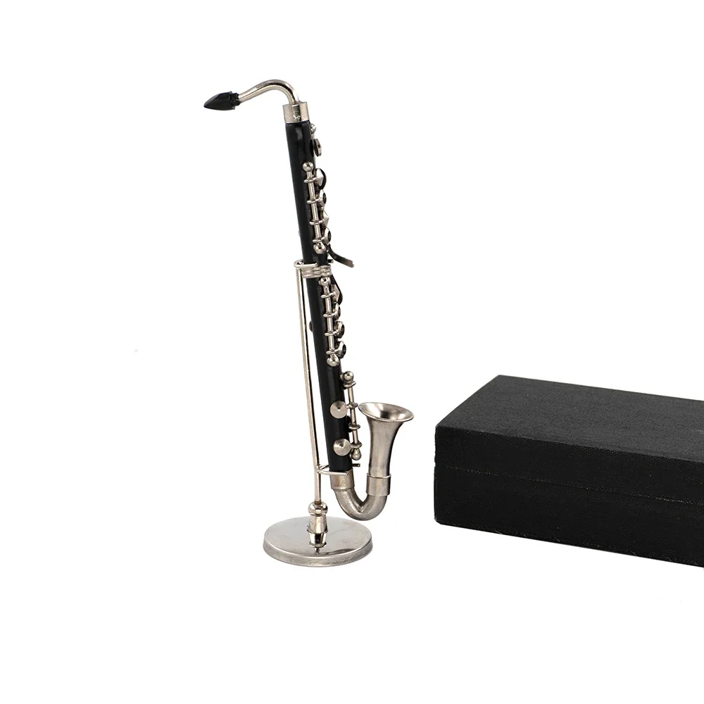 ミニチュアバスクラリネットモデルミニ楽器ドールハウス ob11 1/6 アクションフィギュアドールハウスアクセサリー bjd 装飾