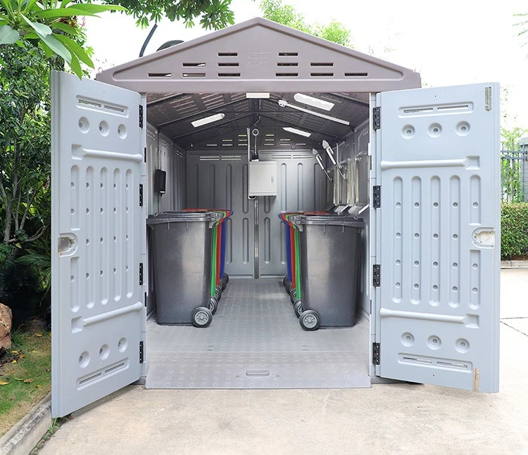 Smart garbage sorting room, outdoor mobile sanitation garbage sorting kiosk, community collection garbage kiosk